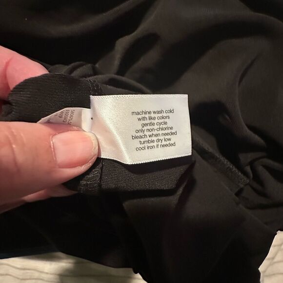 NWT Lane Bryant Elegant Black Wrap Dress - Size 18/20 - Picture 7 of 9